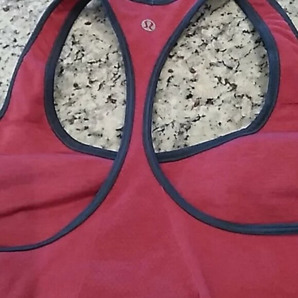 Lululemon Red Racerback Tank Top - Picture 3 of 5